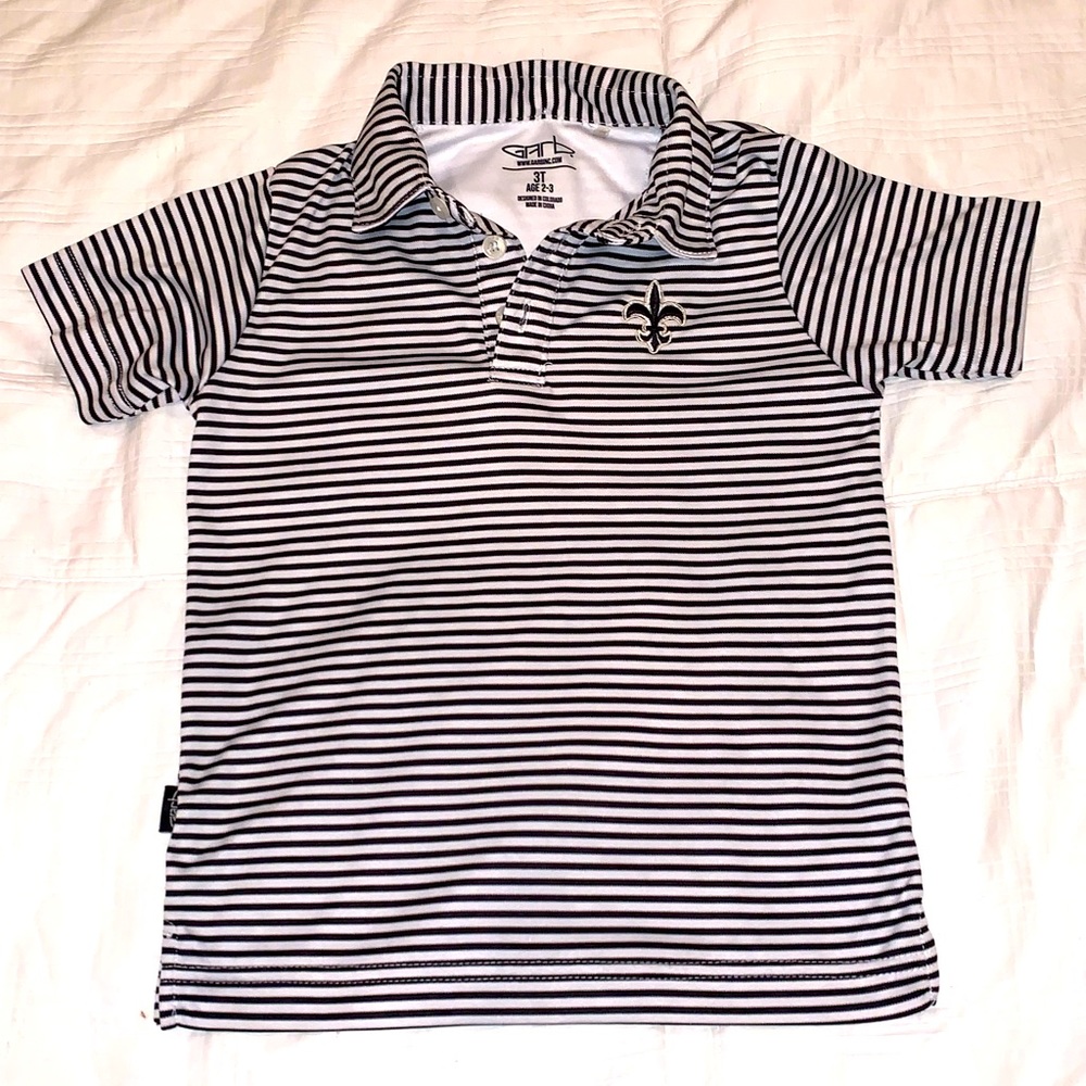 New Orleans Saints Toddler Polo